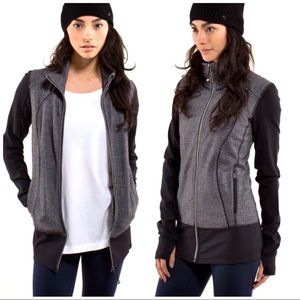 Lululemon Nice Asana Jacket Herringbone